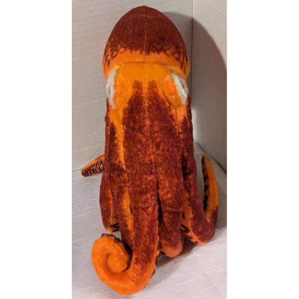 National Geographic Octopus Plush Realistic Orange Stuffed Animal Ocean Sea 11" - Picture 12 of 16